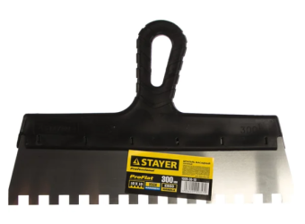 Цена на Шпатель зубчатый STAYER 300 мм 8х8