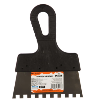 Купить Шпатель зубчатый 150 мм 8х8 MASTER COLOR