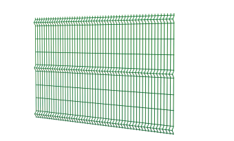 Фото Сетка 3D заборная ОЦ ППК 1530х2500 мм / 60х200 мм / 3,0 мм / 3Р / RAL 6005 - зеленый мох
