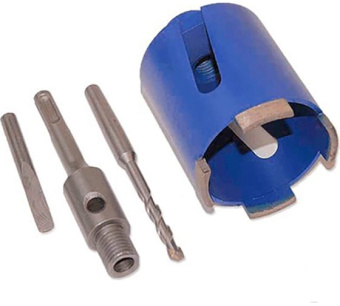 Фото Коронка алмазная безударная SDS-Plus 82 мм STRONG Фото Коронка алмазная безударная SDS-Plus 82 мм STRONG