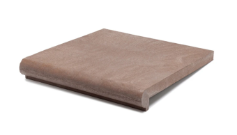 Фото Ступень фронтальная для лестниц Флоренция 36х33 см, цвет шоколад