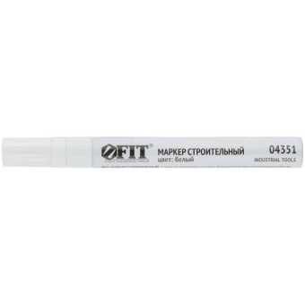 Фото Маркер строительный Fit белый