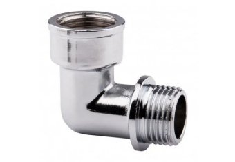 Купить Уголок латунный 1/2 в/р - н/р(хром) TIM