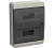 Бокс IEK TEKFOR ЩРН-П-24 IP41 черная прозрачная дверь