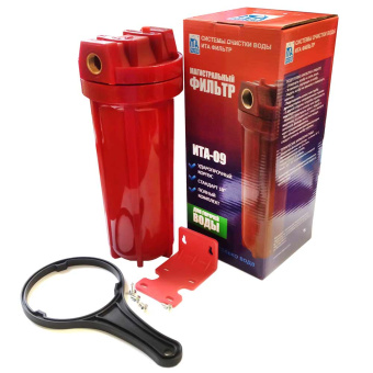 Фото Колба ITA Slim 09-1/2 (для горячей воды, непрозрачная, красная)