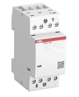 Фото Контактор ABB - ESB25-40N-06, 25A AC-1, катушка 230В AC/DC