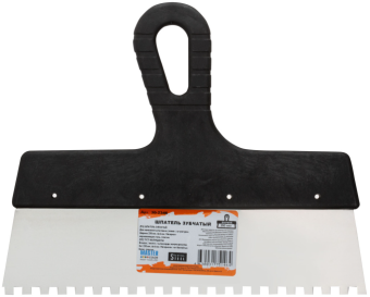 Купить Шпатель зубчатый 250 мм 6х6 MASTER COLOR