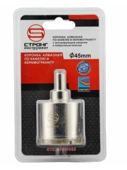 Фото Коронка Алмазная 45 мм Strong