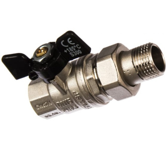 Фото Кран шаровый Bugatti Oregon 322 Нар/Вн 1/2 с накидной гайкой