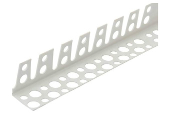 Фото Угол Арочный перфорированный 23х23мм 3000мм ПВХ