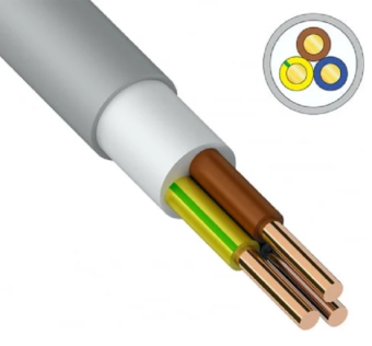 Купить Кабель NYM 3x1,5(ож)-0,66 