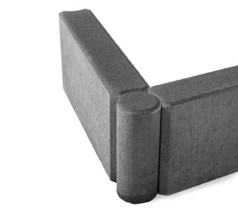 Купить Бордюр тротуарный шарнирный БРШ, серый Купить Бордюр тротуарный шарнирный БРШ, серый