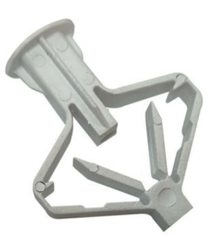 Фото Дюбель "Бабочка" 10х50мм полипропиленовый для пустотелых конструкций Фото Дюбель "Бабочка" 10х50мм полипропиленовый для пустотелых конструкций