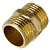 Ниппель резьбовой 1/2 нар/нар рез.(Латунь)