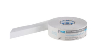 Купить Лента бумажная для швов ГКЛ Knauf Курт 52 мм 75 м с армирующими волокнами