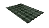 Металлочерепица v01 0,5 Satin Matt TX RAL 6020 хромовая зелень