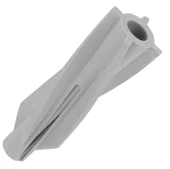 Дюбель винтовой нейлоновый для газоблока (Белый) 10х60 мм Дюбель винтовой нейлоновый для газоблока (Белый) 10х60 мм