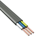 Кабель ВВГнг(А)-LS 3х1.5ок (N, PE) — 0.66кВ ГОСТ (Конкорд ПЛОСКИЙ)