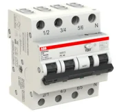 Автоматический выключатель дифференциального тока 4P DS203NC C32 AC30 ABB