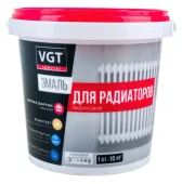 Эмаль для радиаторов VGT ВД АК 1179 "Профи", супербелая 1 кг 