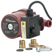 Насос повышающий давление Millennium UPA 15-90 (160 мм) с соединительными гайками