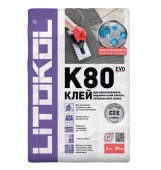 Клей плиточный LitoKol K80 LitoFlex 25 кг