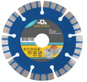 Диск алмазный отрезной турбо-сегментный 125x2.0x10x22.2 мм MOS по бетону
