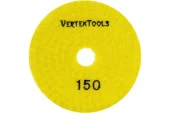Круг алмазный гибкий шлифовальный для полировки мрамора Р150 х 100мм Vertextools Круг алмазный гибкий шлифовальный для полировки мрамора Р150 х 100мм Vertextools