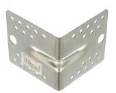 Уголок крепежный усиленный оцинкованный 105х105х90х2 Уголок крепежный усиленный оцинкованный 105х105х90х2