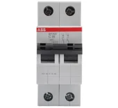 Автоматический выключатель 2пол 16A, 6кА, ABB