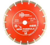 Алмазный отрезной диск 230 мм NEW FORMULA S206  Сегментный 