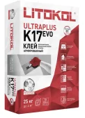 Клей для плитки Litokol K17 25 кг серый