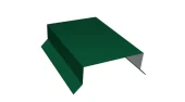Парапетная крышка прямая 100мм 0,4 PE с пленкой RAL 6005 зеленый мох (2,5м)