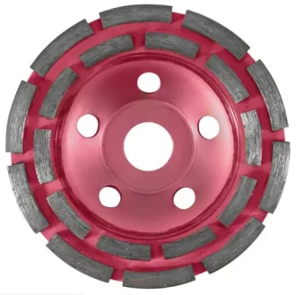 Фото Диск  алмазный шлифовальный "Чашка " Курс 125x22,2 мм для УШМ двухрядный