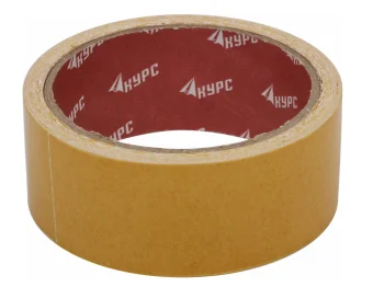 Фото Лента клейкая двусторонняя КУРС 38мм х 10м