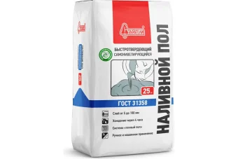 Фото Наливной пол Старатели самовыравнивающийся быстротвердеющий 20 кг