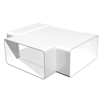 Фото Тройник вентиляционный плоский 110х55