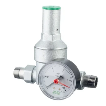 Фото Редуктор давления с манометром FAR 1/2 нар/нар