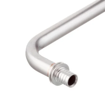 Фото Нерж. Г-образная трубка Rehau Rautitan для подкл. радиатора 16/250