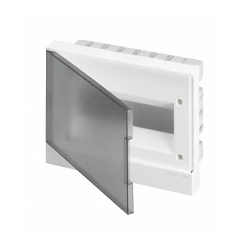 Фото Бокс в нишу ABB Basic E 12М серая прозрачная дверь