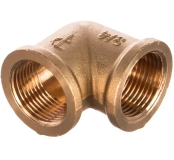 Купить Уголок латунный 3/4 вн/р - вн/р