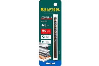 Фото Сверло по металлу KRAFTOOL COBALT 6мм