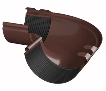 Фото Угол желоба внешний ТЕХНОНИКОЛЬ МВС 125/90, 90°, коричневый