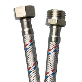 Фото Подводка гибкая для воды г/ш 1/2 - 1.2 метра