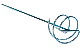 Фото Миксер (венчик) металлический оцинкованный Профи (100х580 мм) шестегранный хвостовик FIT					